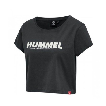 HUMMEL hmlLEGACY WOMAN CROPPED T SHIRT Black | Handbolaunpas
