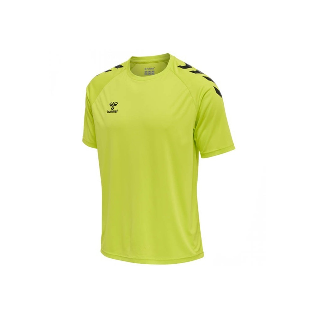 HUMMEL hmlCORE XK CORE POLY T SHIRT S/S Yellow | Handbolaunpas