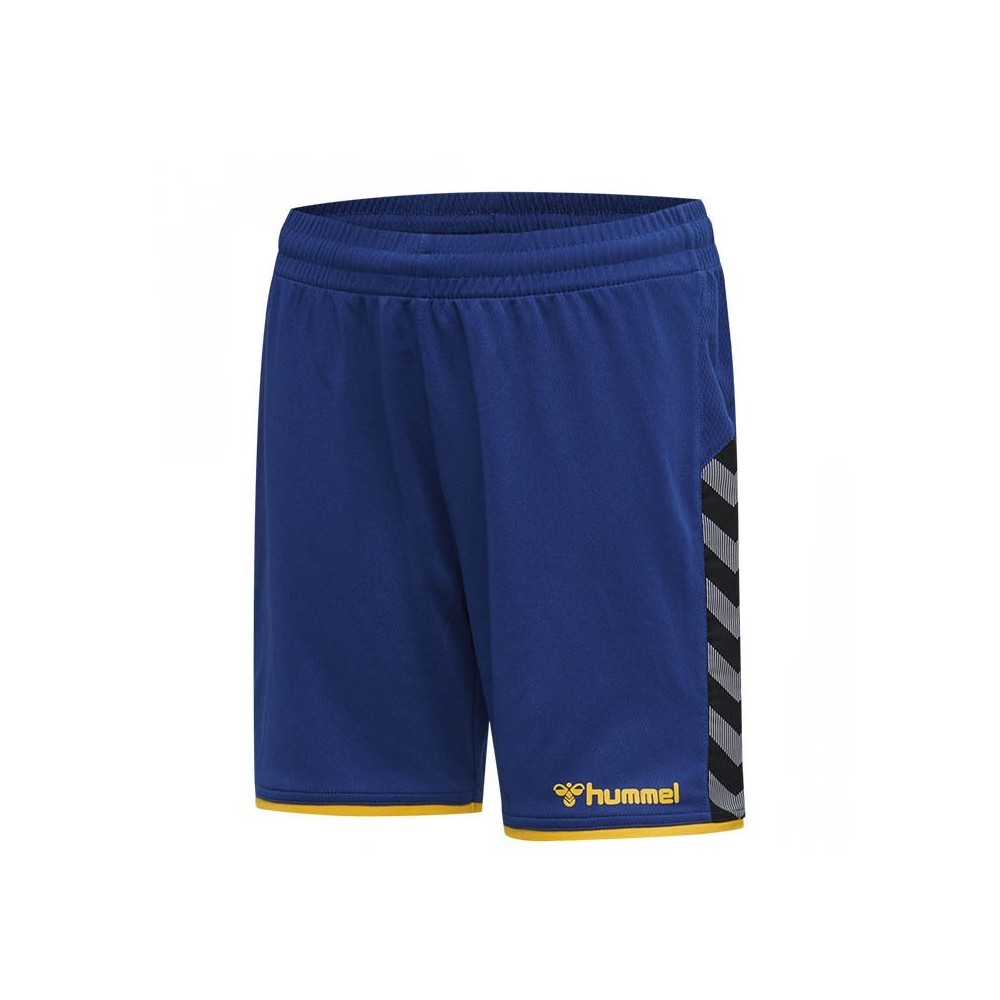 Pantaló curt HUMMEL hmlAUTHENTIC POLY KIDS Blau | Handbolaunpas