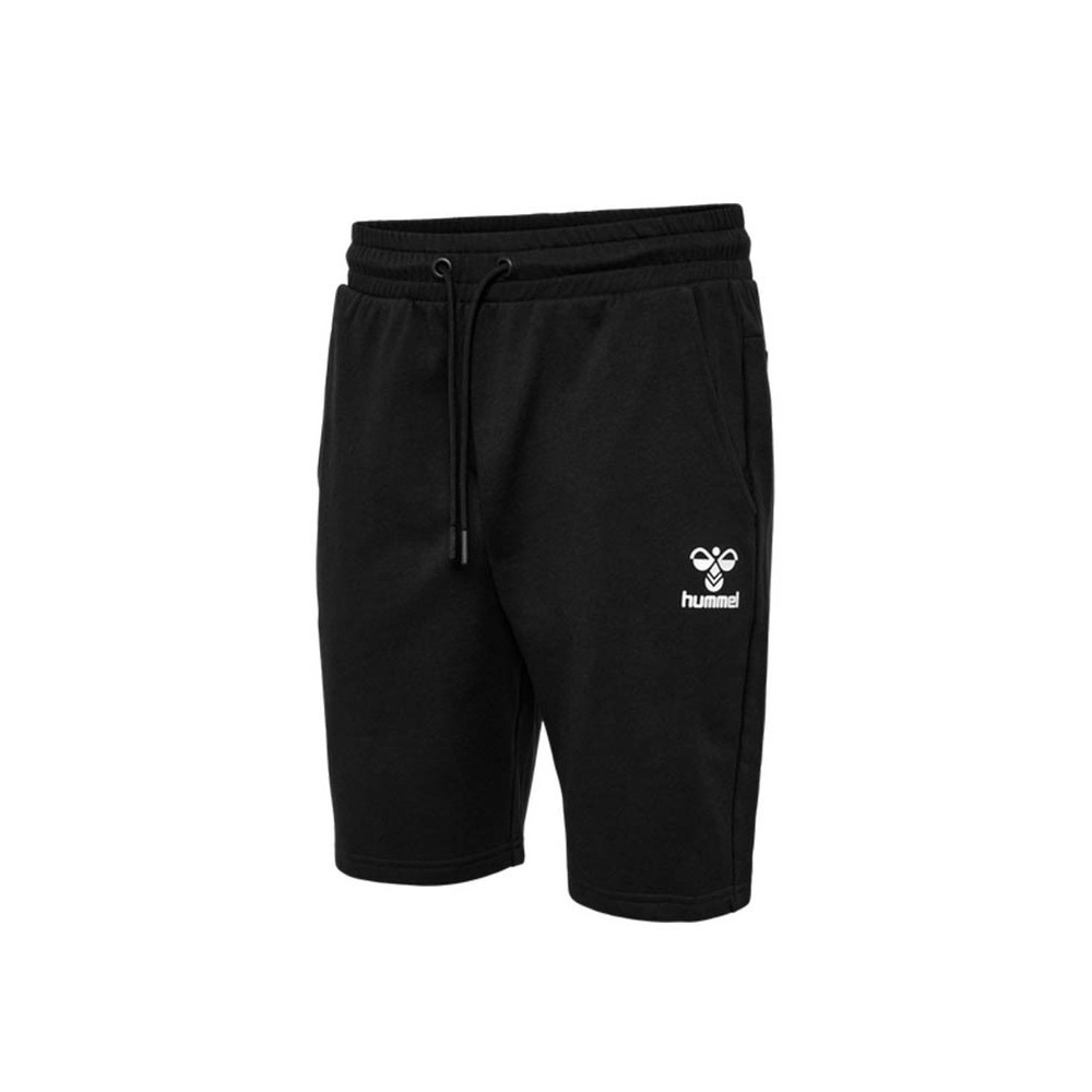 Bermuda casual HUMMEL hmlICONS REGULAR negro | Handbolaunpas