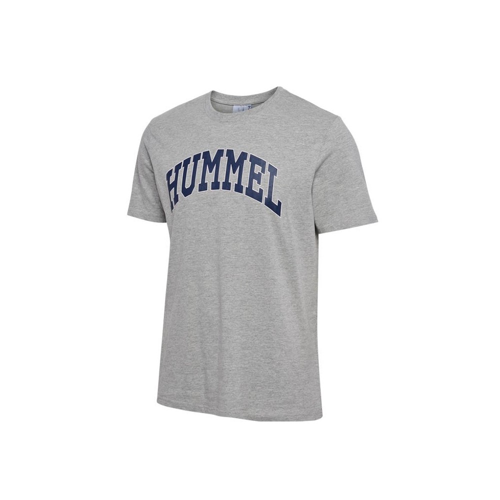 HUMMEL hmlIC BILL T SHIRT Cinzento | Handbolaunpas