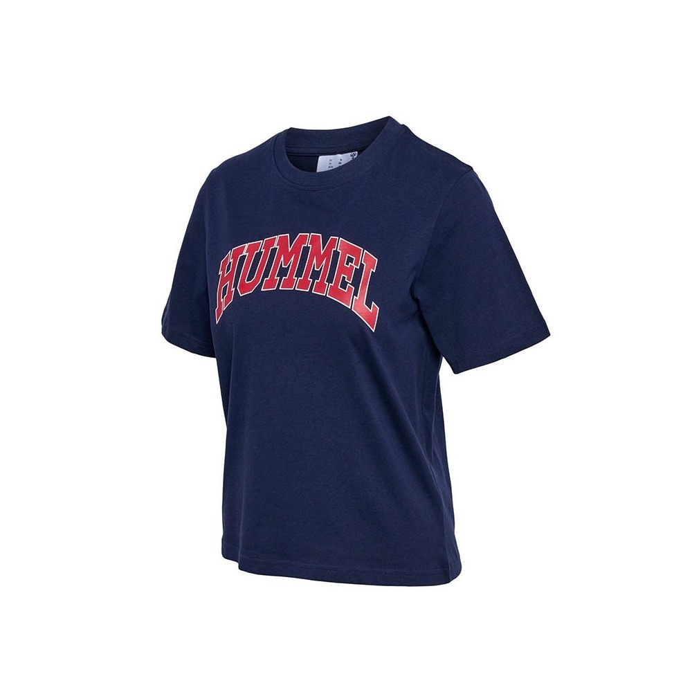 HUMMEL hmlIC GILL LOOSE T SHIRT W Blue | Handbolaunpas