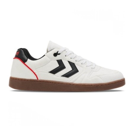 Sabatilles HUMMEL LIGA RPET SUEDE blanc i negre | Handbolaunpas