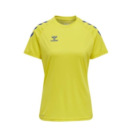 HUMMEL hmlCORE XK CORE POLY T SHIRT S/S WOMAN Yellow | Handbolaunpas