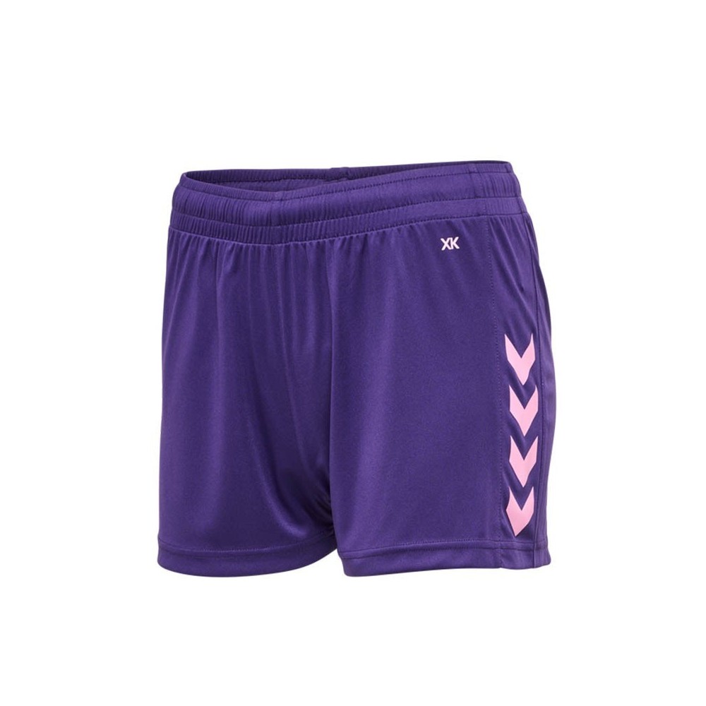 Pantaló curt HUMMEL hmlCORE XK POLY W Violeta | Handbolaunpas