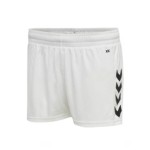 Pantaló curt HUMMEL hmlCORE XK POLY W Blanc-Negre | Handbolaunpas