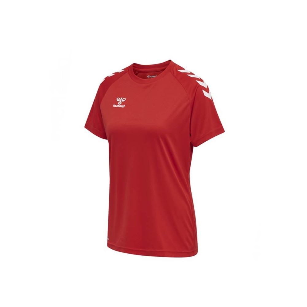 Camiseta  mujer manga corta HUMMEL hmlCORE XK CORE rojo | Handbolaunpas