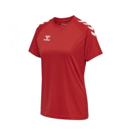 Camiseta  mujer manga corta HUMMEL hmlCORE XK CORE rojo | Handbolaunpas