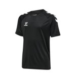 Samarreta infantil màniga curta HUMMEL hmlCORE XK CORE negre | Handbolaunpas