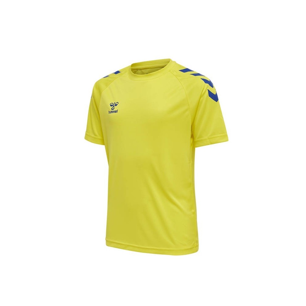 Camiseta  infantil manga corta HUMMEL hmlCORE XK CORE amarillo | Handbolaunpas
