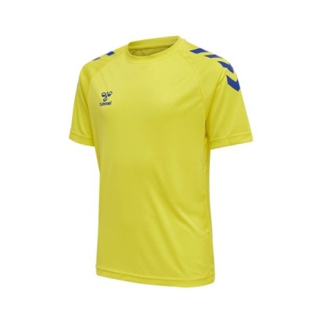 Camiseta  infantil manga corta HUMMEL hmlCORE XK CORE amarillo | Handbolaunpas