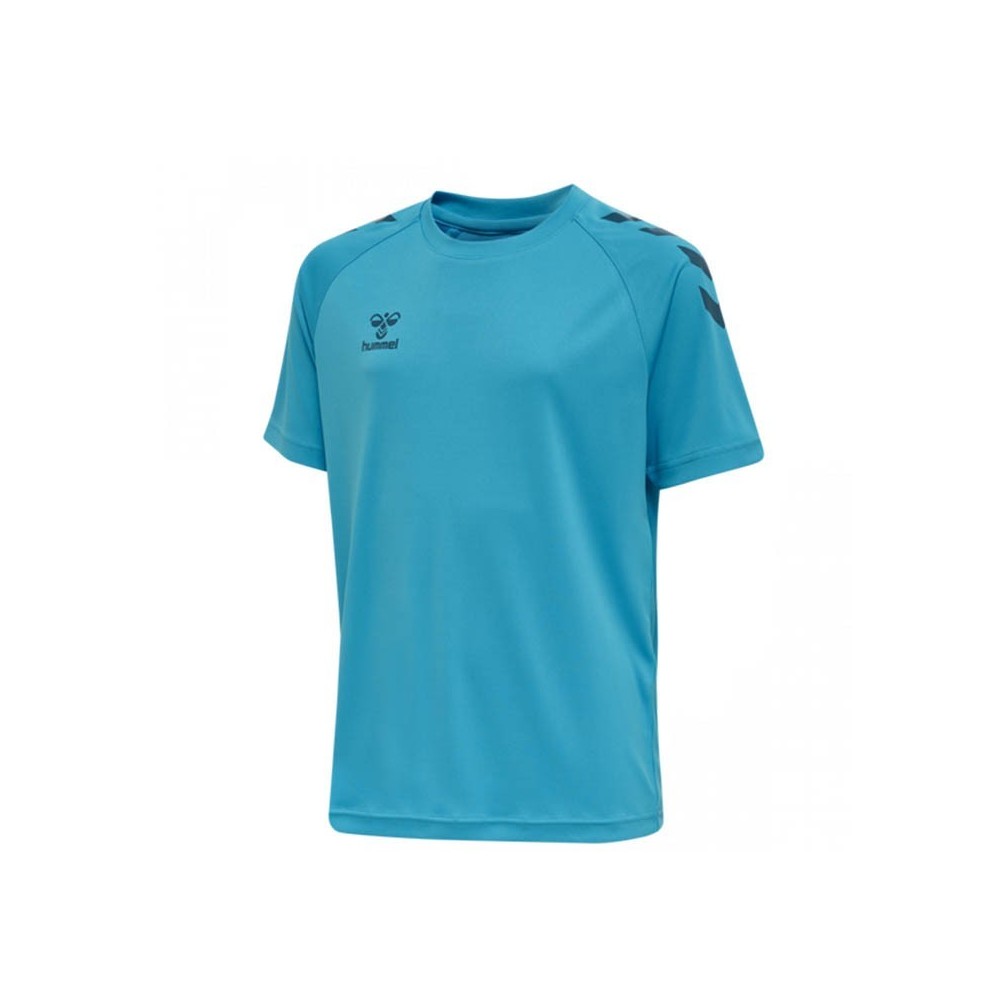 HUMMEL hmlCORE XK CORE POLY T SHIRT S/S KIDS Light blue | Handbolaunpas