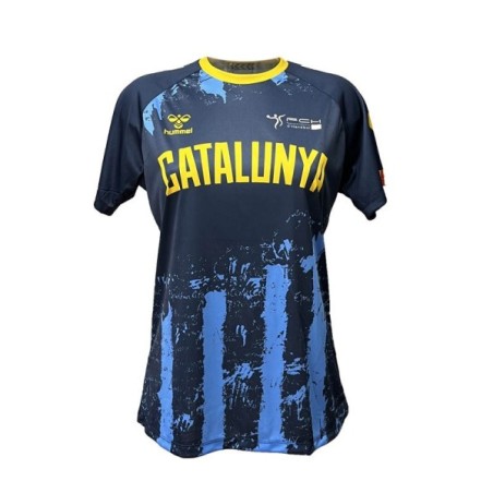 Camiseta Hummel FED CAT W 24 Azul | Handbolaunpas