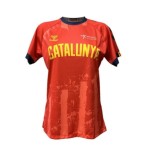 Samarreta Hummel FED CAT W 24 Vermella | Handbolaunpas