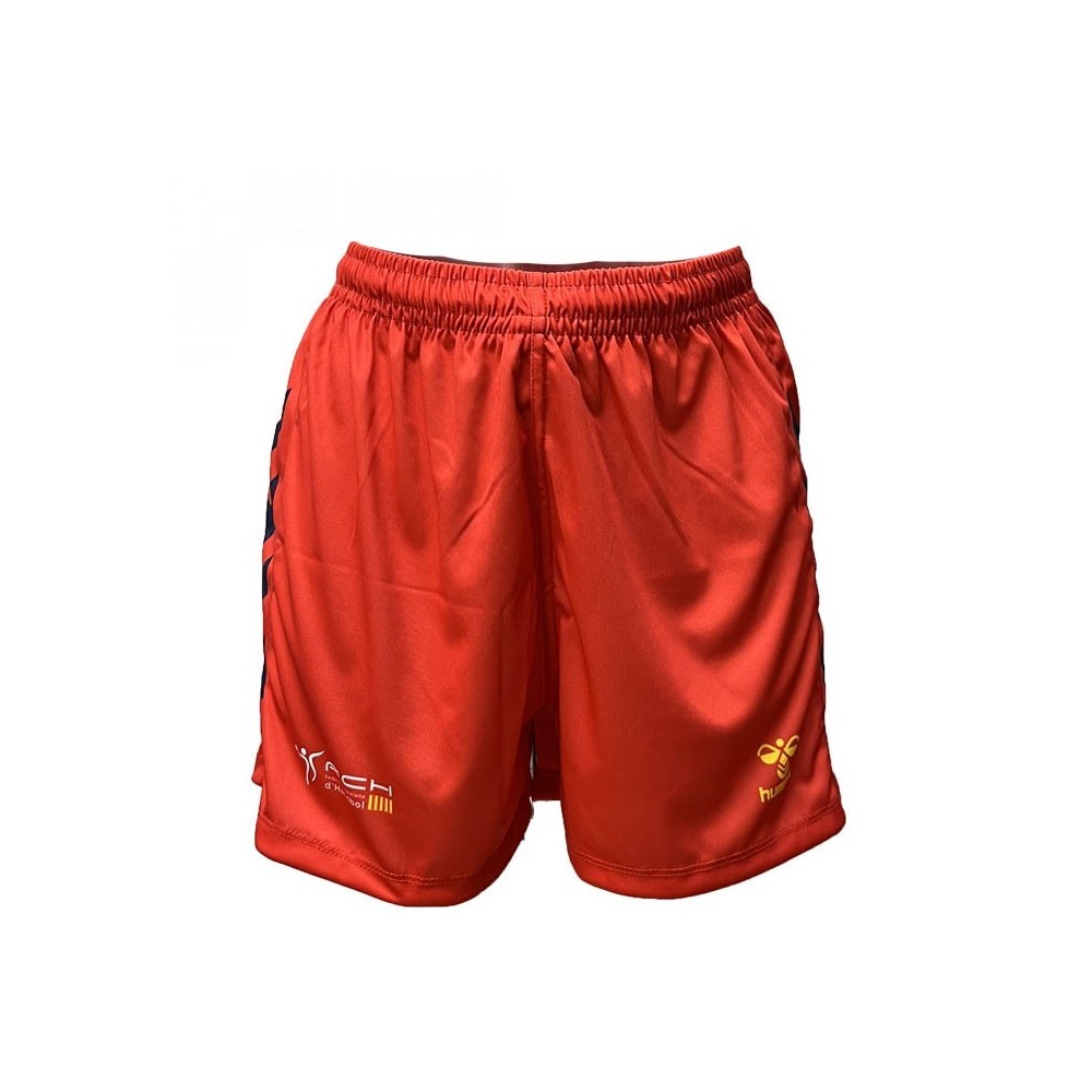 Calções Hummel FED CAT W 24 Vermelho | Handbolaunpas