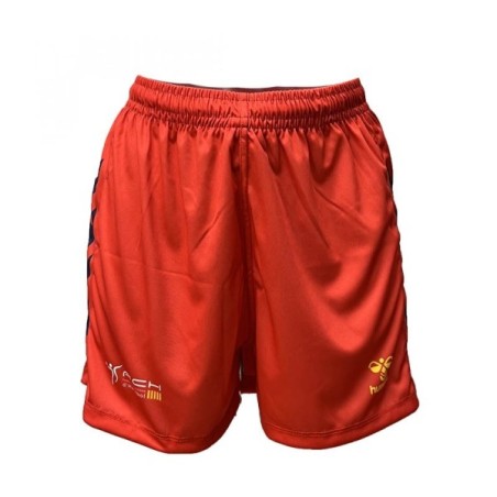 Pantalon corto Hummel FED CAT W 24 Rojo | Handbolaunpas