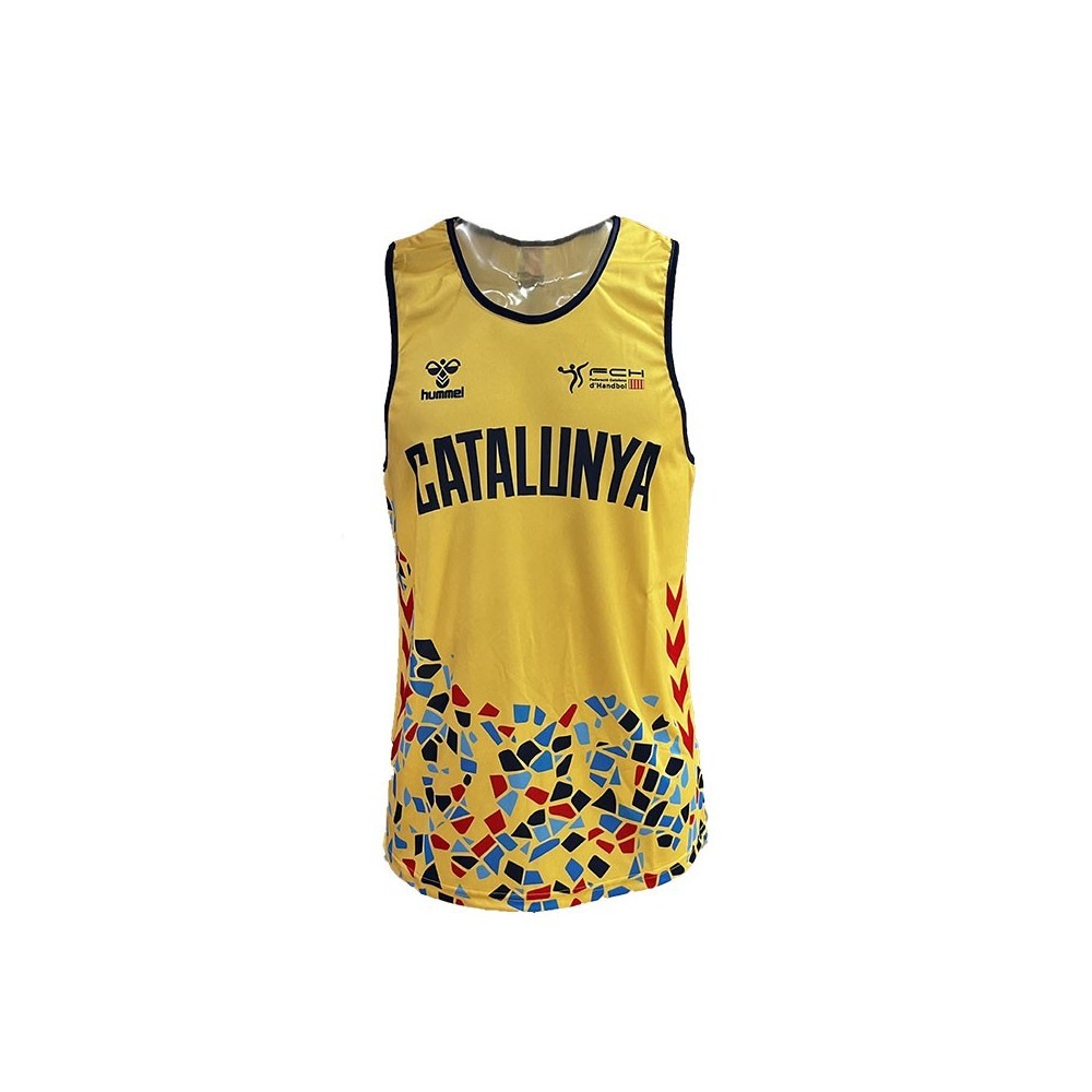 Camisola Hummel FED CAT BM PLATJA 24 M Amarelo | Handbolaunpas