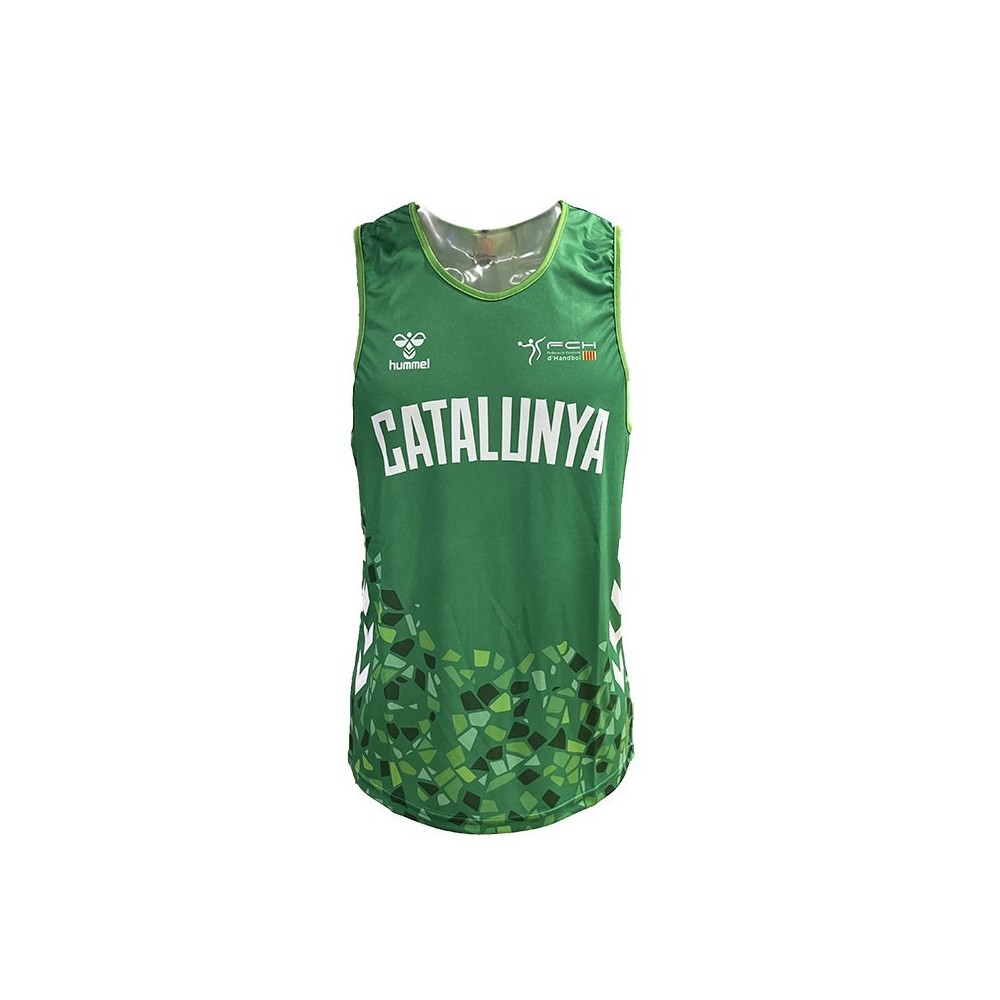 Camisola guarda-redes Hummel FED CAT BM PLATJA 24 Verde | Handbolaunpas