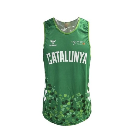 Camisola guarda-redes Hummel FED CAT BM PLATJA 24 Verde | Handbolaunpas