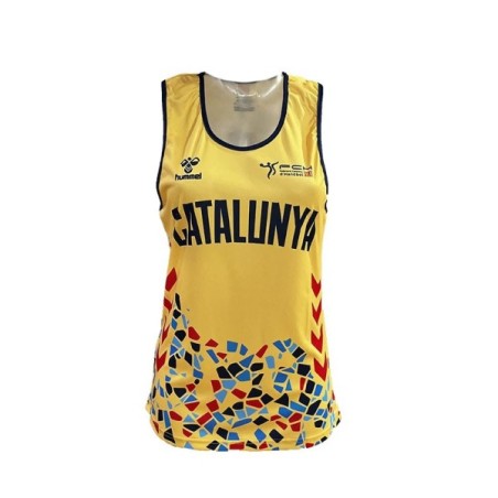 Camisola Hummel FED CAT BM PLATJA 24 W Amarelo | Handbolaunpas