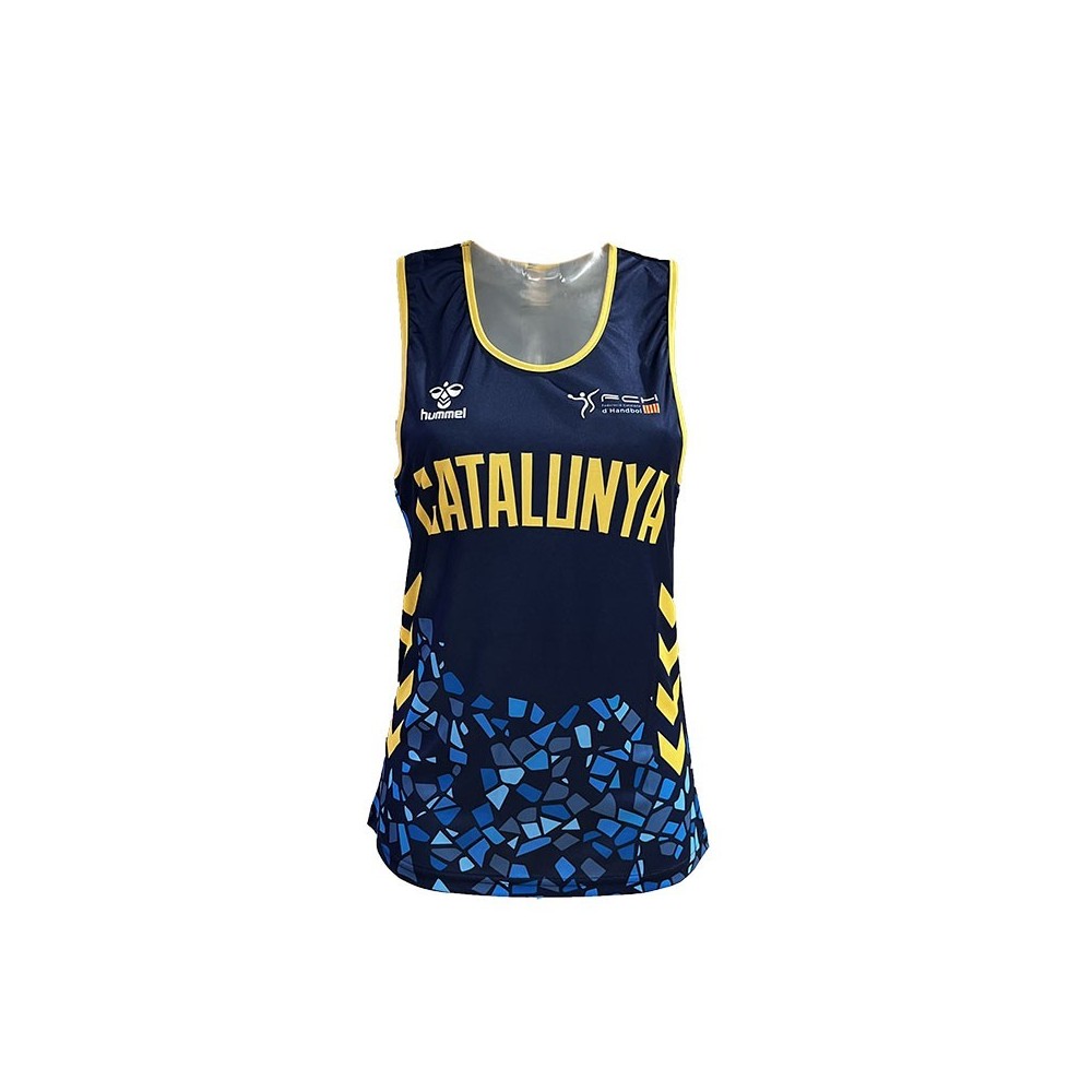 Camisola Hummel FED CAT BM PLATJA 24 W Azul | Handbolaunpas