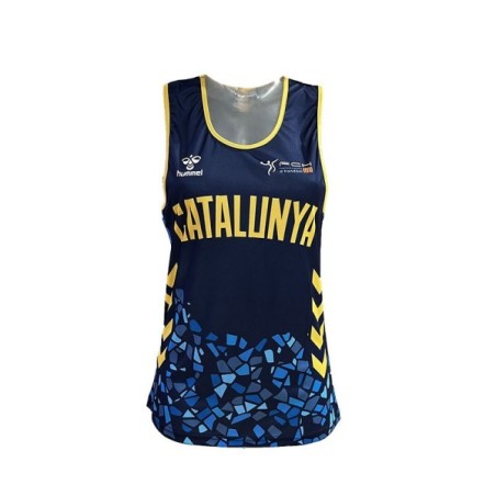 Camisola Hummel FED CAT BM PLATJA 24 W Azul | Handbolaunpas
