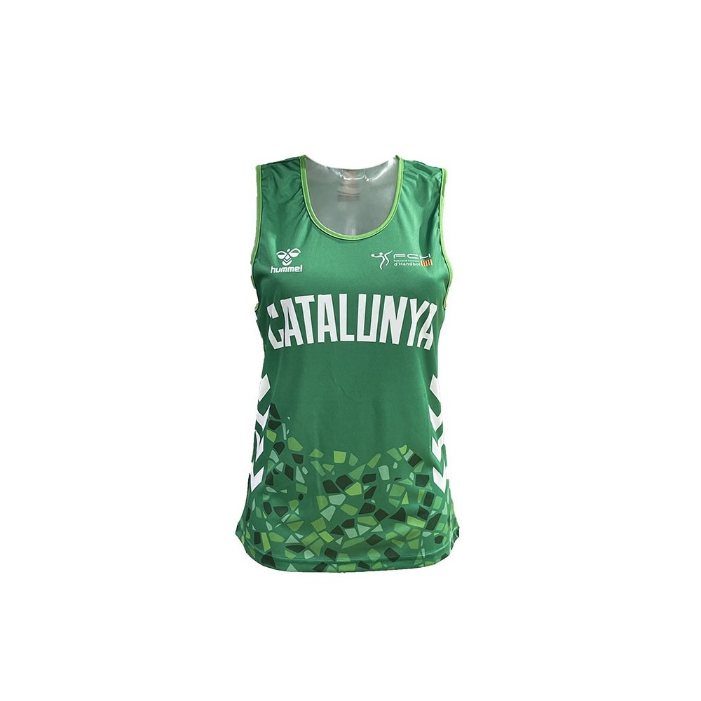 Camiseta portera Hummel FED CAT BM PLATJA 24 Verde | Handbolaunpas