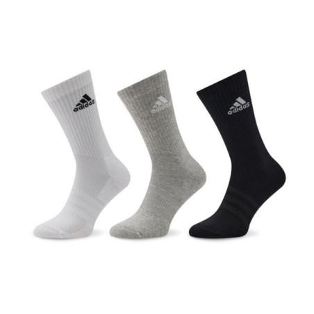 Pack 3 calcetines ADIDAS negro, blanco y gris | Handbolaunpas