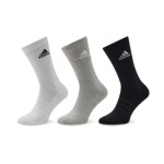 ADIDAS 3-Pack Socks black, white and grey | Handbolaunpas
