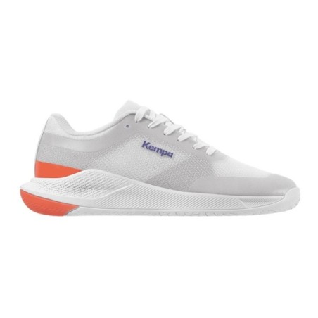 Sapatilhas KEMPA KOURTFLY TWO branco laranja | Handbolaunpas