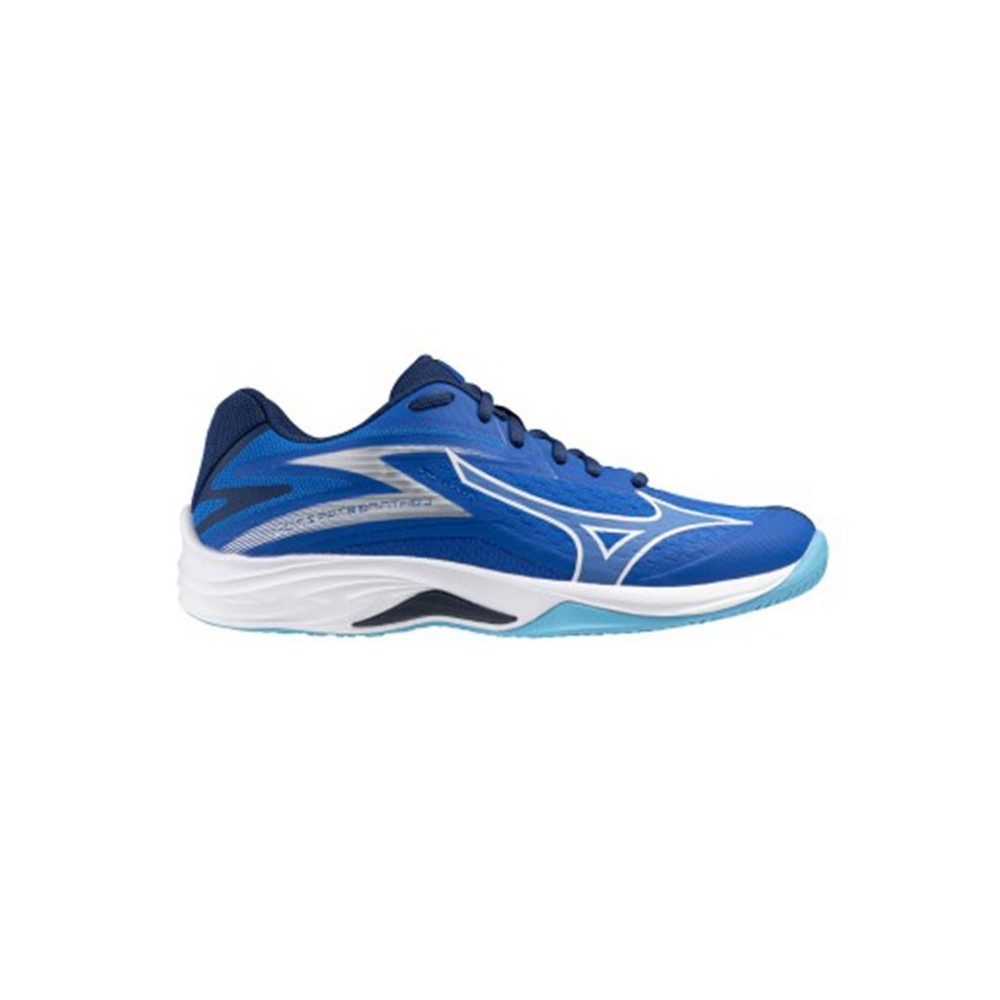 Mizuno Lightning Star Jr Blue & White - Shoes | Handbolaunpas