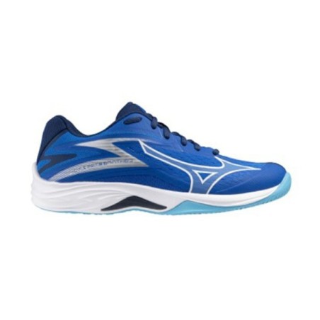 Mizuno Lightning Star Jr Blau i Blanc - Sabatilles | Handbolaunpas