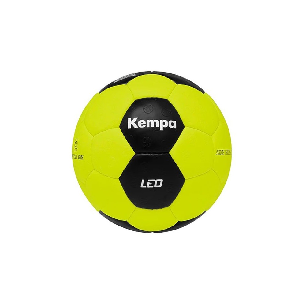 Pelota balonmano KEMPA LEO FLUOR amarillo | Handbolaunpas