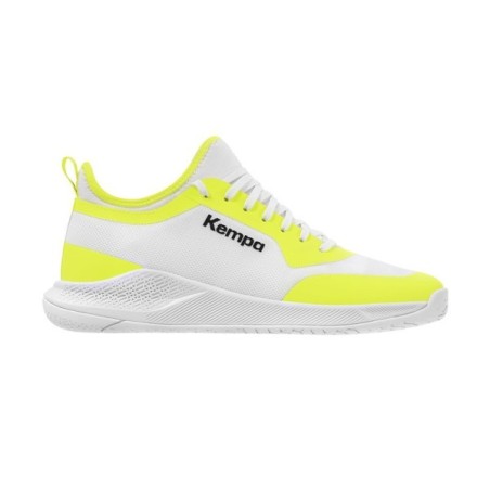 KEMPA KOURTFLY JR Shoes white and yellow | Handbolaunpas