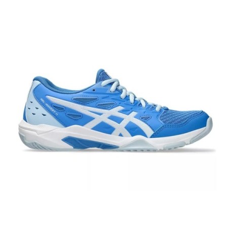 Zapatillas ASICS GEL-ROCKET 11 celeste, azul, blanco | Handbolaunpas