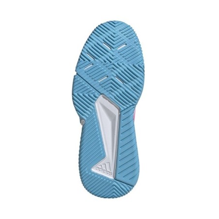 Adidas Courtflight Blanc, Rosa i Blau - Sabatilles | Handbolaunpas