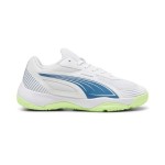 Puma Solarflash III White and Blue Shoes | Handbolaunpas