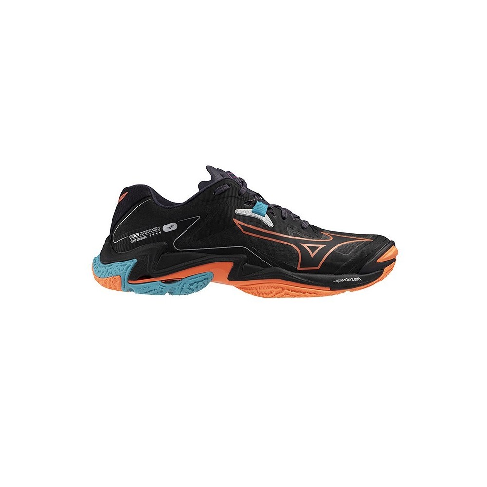 Mizuno Lightning Z8 Negro y Naranja | Handbolaunpas