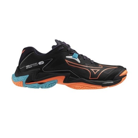 Mizuno Lightning Z8 Negre i Taronja | Handbolaunpas