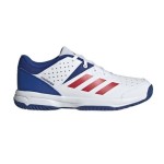 Sabatilles ADIDAS COURT STABIL JR blanc/blau/vermell | Handbolaunpas