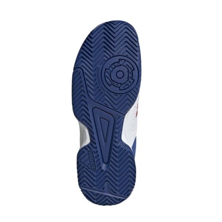 Zapatillas ADIDAS COURT STABIL JR blanco/azul/rojo | Handbolaunpas