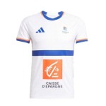 Camisola Adidas Francia Mulher Branca 2025 | Handbolaunpas