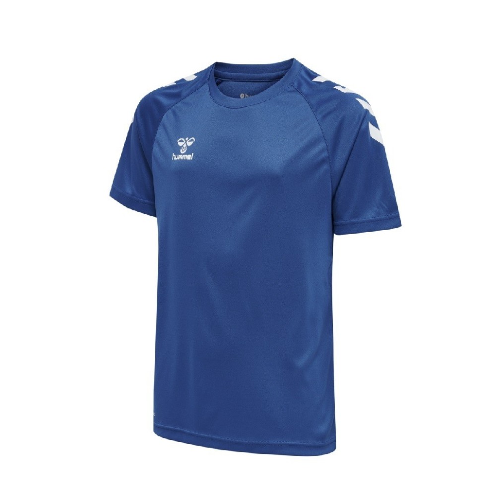 Samarreta infantil màniga curta HUMMEL hmlCORE XK CORE blau | Handbolaunpas