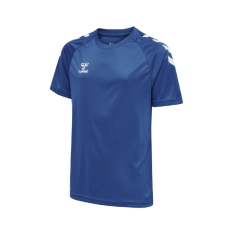Samarreta infantil màniga curta HUMMEL hmlCORE XK CORE blau | Handbolaunpas
