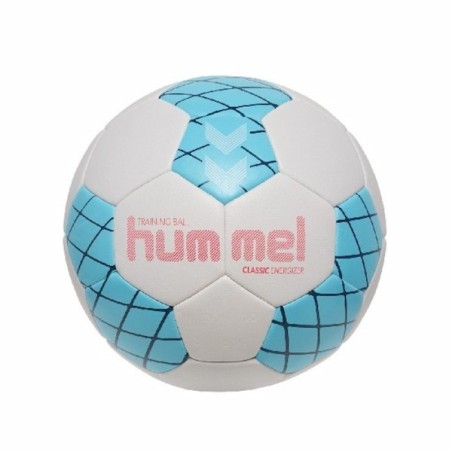 Balon Hummel HMLClassic Energizer HB blanco, celeste y azul| Handbolaunpas