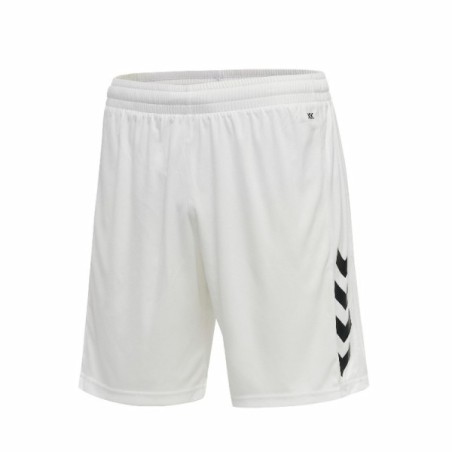 Pantalon corto HUMMEL hmlCORE XK POLY M Blanco | Handbolaunpas