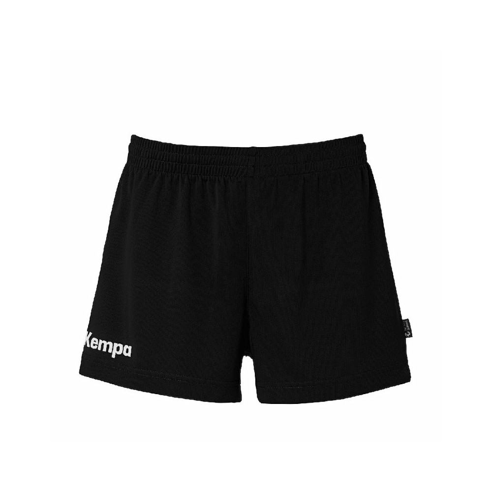 Pantaló curt Kempa Team W negre | Handbolaunpas