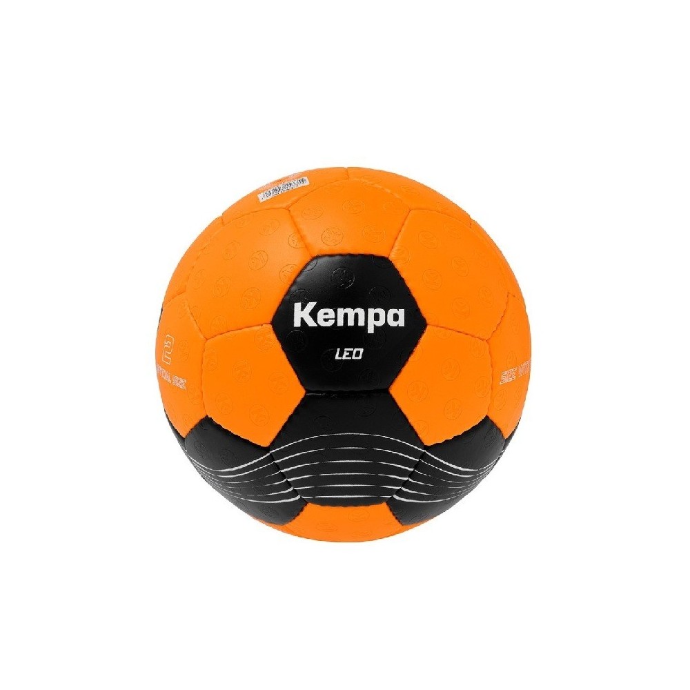 KEMPA Handball Ball LEO orange and black | Handbolaunpas