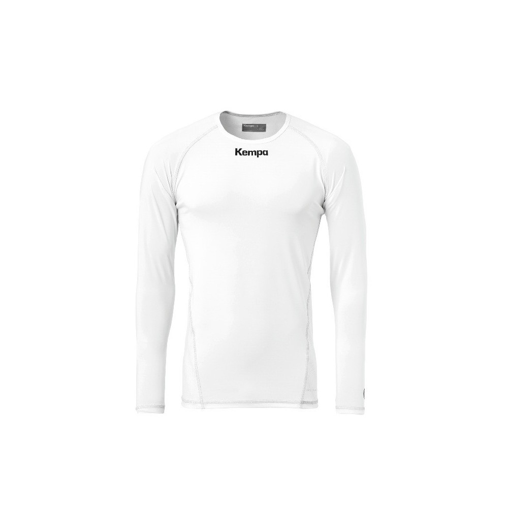 Camiseta manga larga KEMPA ATTITUDE JR blanco | Handbolaunpas