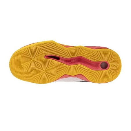 MIZUNO WAVE MOMENTUM PRO White and Orange shoes | Handbolaunpas